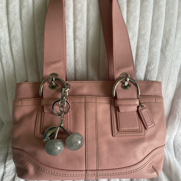 Coach baby pink mini tote bag - Picture 2 of 9